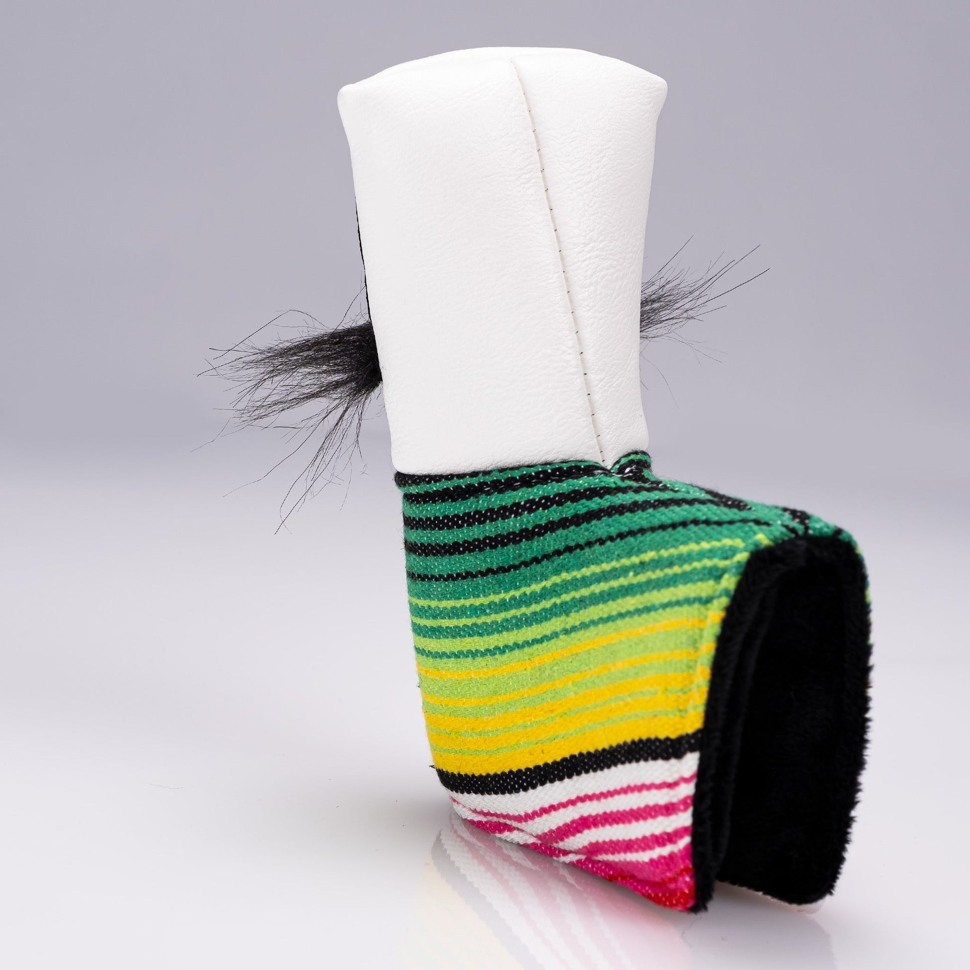 Mustache Sugar Skull - Blade Putter Cover White - Pins and Aces