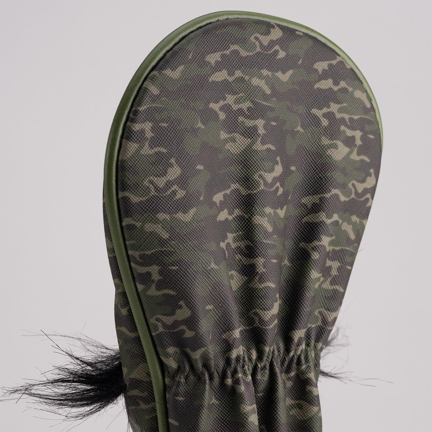 Mustache Sugar Skull - Fairway Cover Green Camo - Pins and Aces