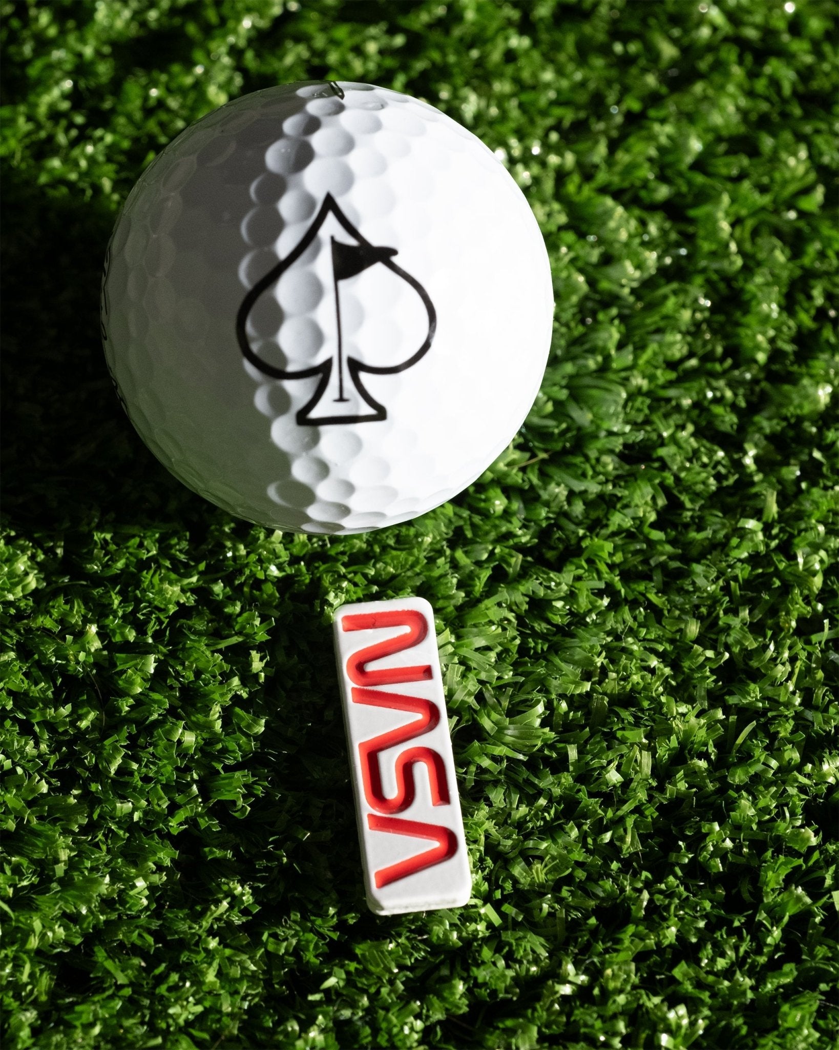 NASA "Worm" Ball Marker - Pins and Aces