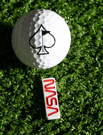 NASA "Worm" Ball Marker - Pins and Aces