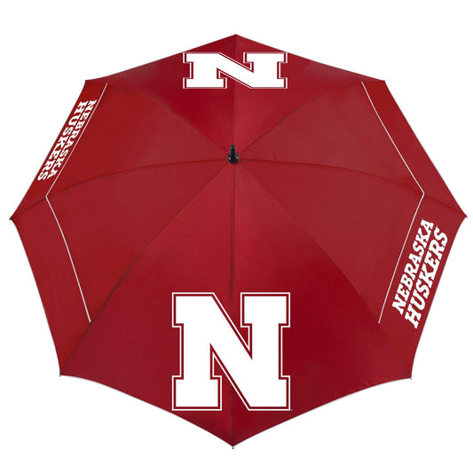 Nebraska 62" WindSheer Lite Umbrella |Team Effort - Team Effort
