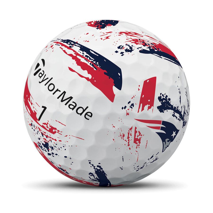 New England Patriots SpeedSoft Ink Golf Balls - TaylorMade Team