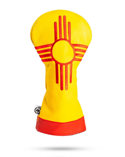New Mexico State Flag - Driver Cover - Pins and Aces
