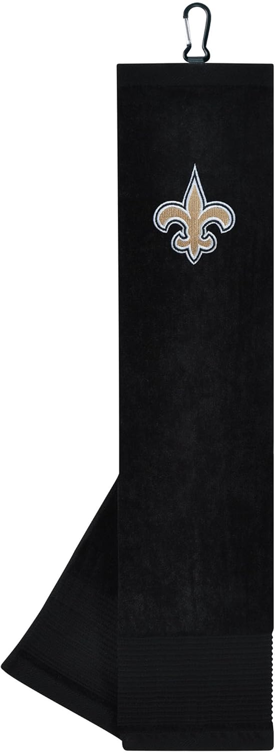 New Orleans Saints Face/Club Tri-Fold Embroidered Towel |Team Effort - Team Effort