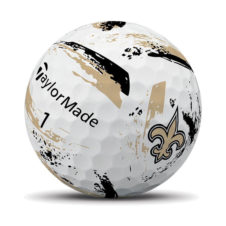 New Orleans Saints SpeedSoft Ink Golf Balls - TaylorMade Team
