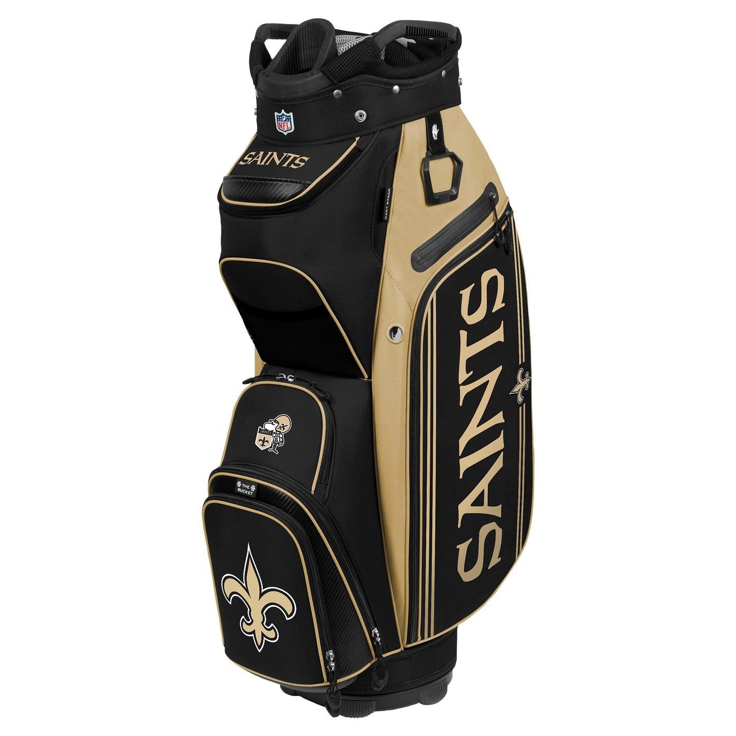 New Orleans Saints The Bucket III Cooler Cart Golf Bag |Team Effort - Team Effort