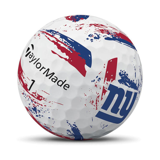 New York Giants SpeedSoft Ink Golf Balls - TaylorMade Team