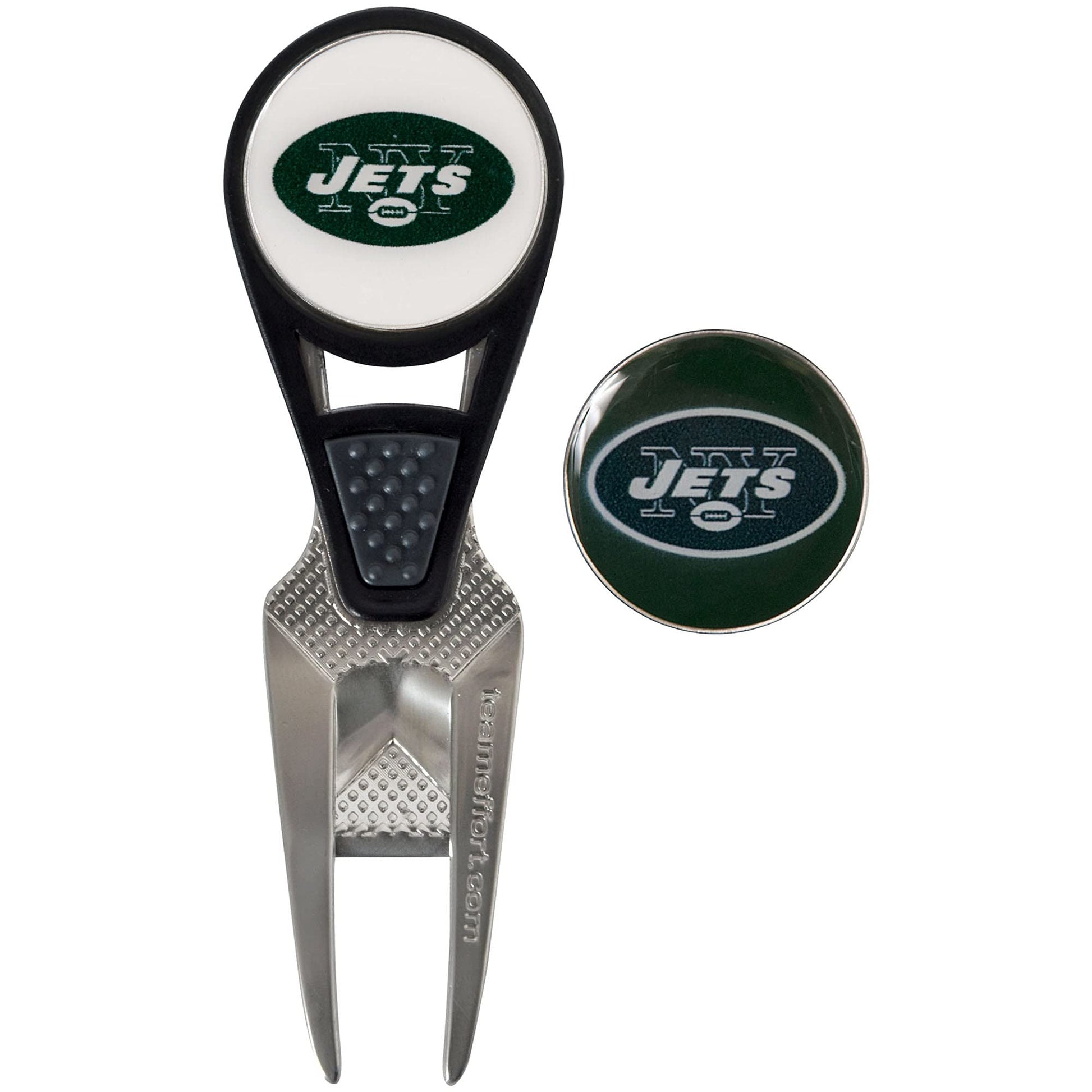 New York Jets CVX Ball Mark Repair Tool & 2 Ball Markers |Team Effort - Team Effort