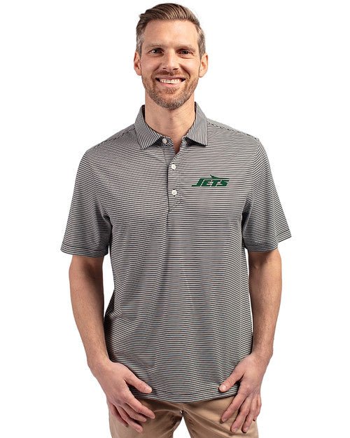 New York Jets Men's Golf Polo | Cutter & Buck - Cutter & Buck