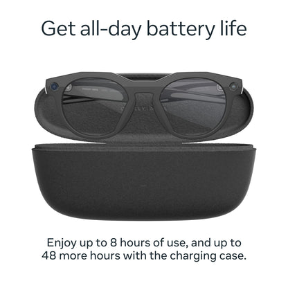 Oakley | Meta HSTN - with Meta AI, Audio, Photo, Video Compatibility - Warm Grey, Prizm™ Ruby - Oakley