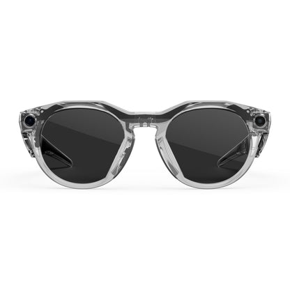 Oakley | Meta HSTN - with Meta AI, Audio, Photo, Video Compatibility - Warm Grey, Prizm™ Ruby - Oakley