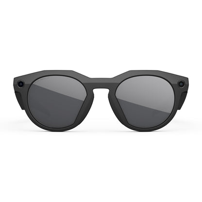 Oakley | Meta HSTN - with Meta AI, Audio, Photo, Video Compatibility - Warm Grey, Prizm™ Ruby - Oakley