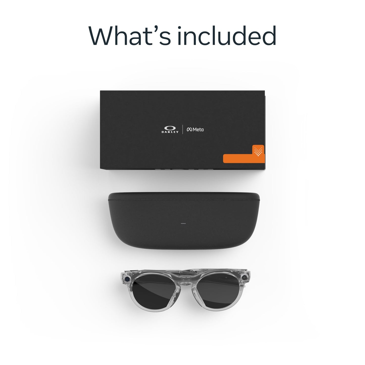 Oakley | Meta HSTN - with Meta AI, Audio, Photo, Video Compatibility - Warm Grey, Prizm™ Ruby - Oakley