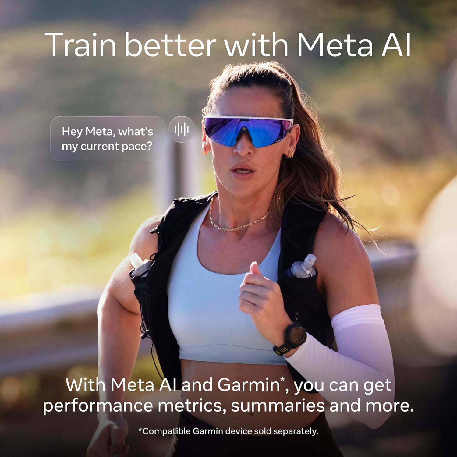 Oakley | Meta Vanguard with Meta AI, Audio, Photo, Video Compatibility - Black, Prizm™ 24K - Oakley