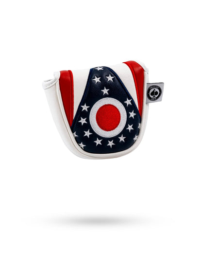 Ohio State Flag - Mallet Putter Cover - Pins and Aces