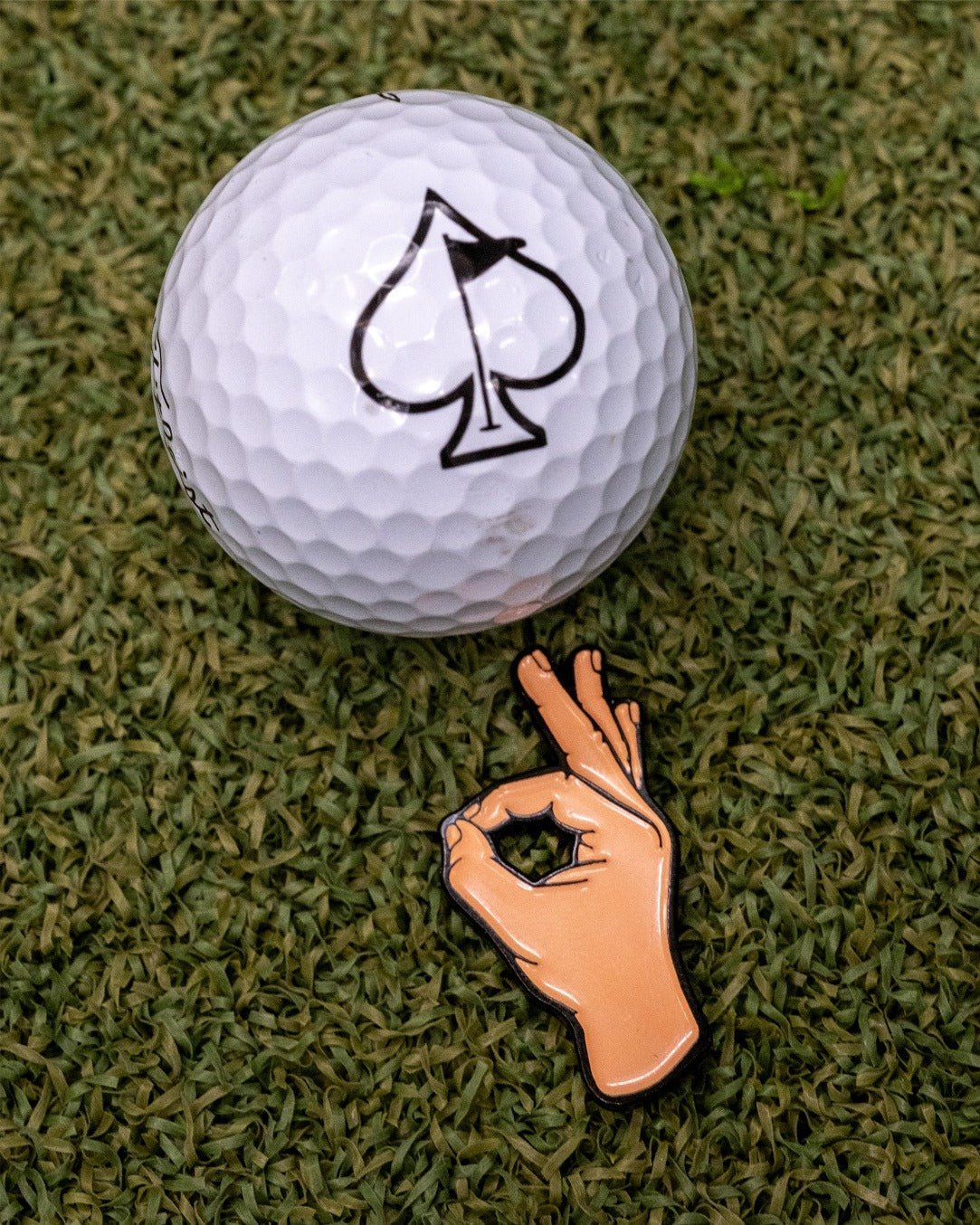 OK Hand Ball Marker - Pins and Aces