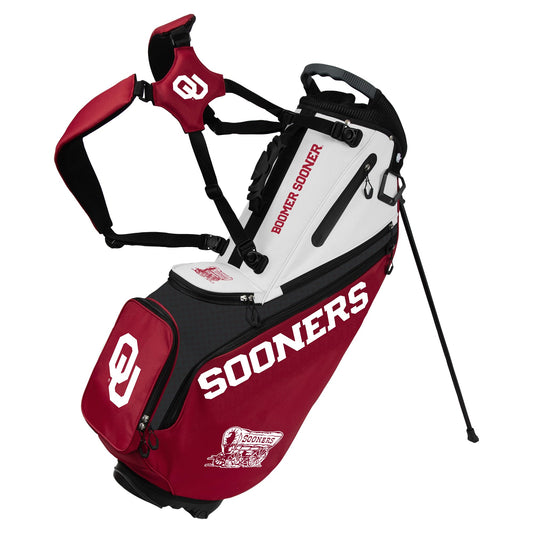 Oklahoma Back Nine Stand Bag NCAA |Team Effort - Team Effort
