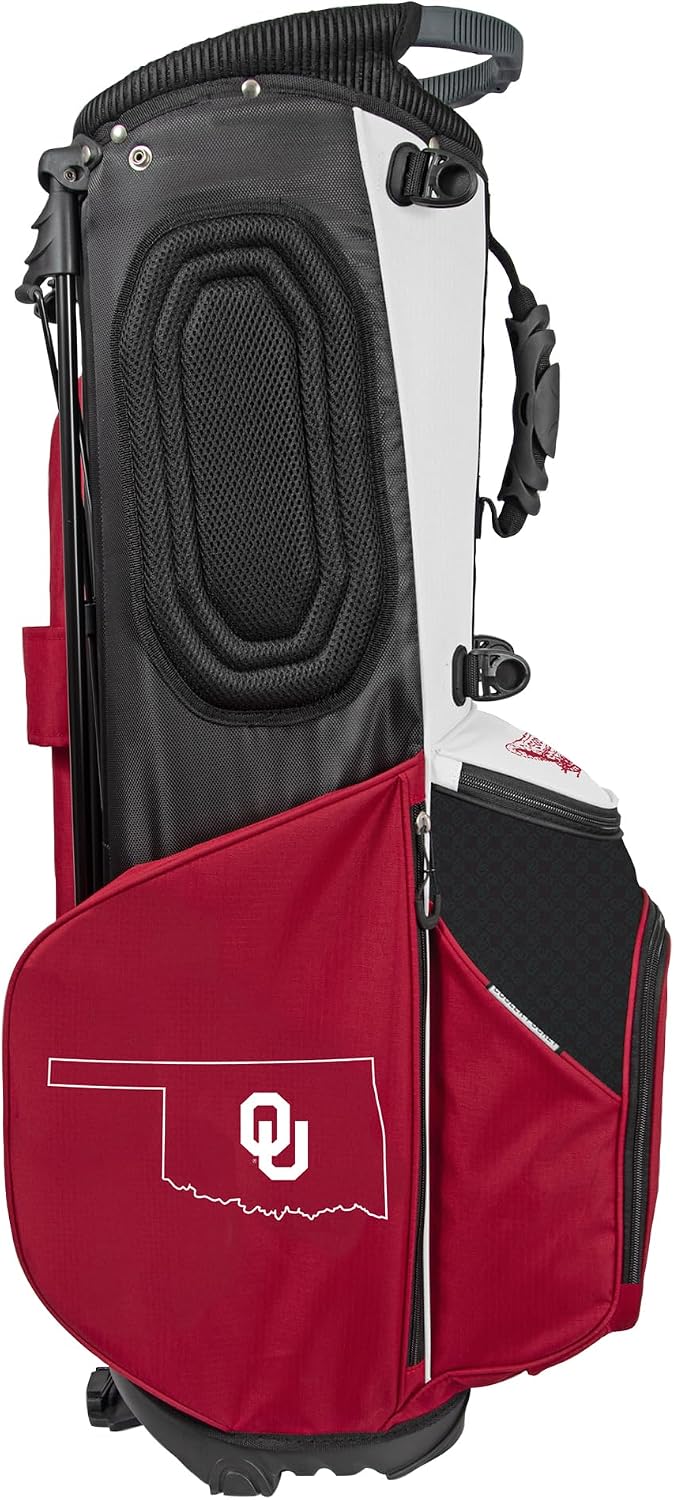 Oklahoma Back Nine Stand Bag NCAA |Team Effort - Team Effort