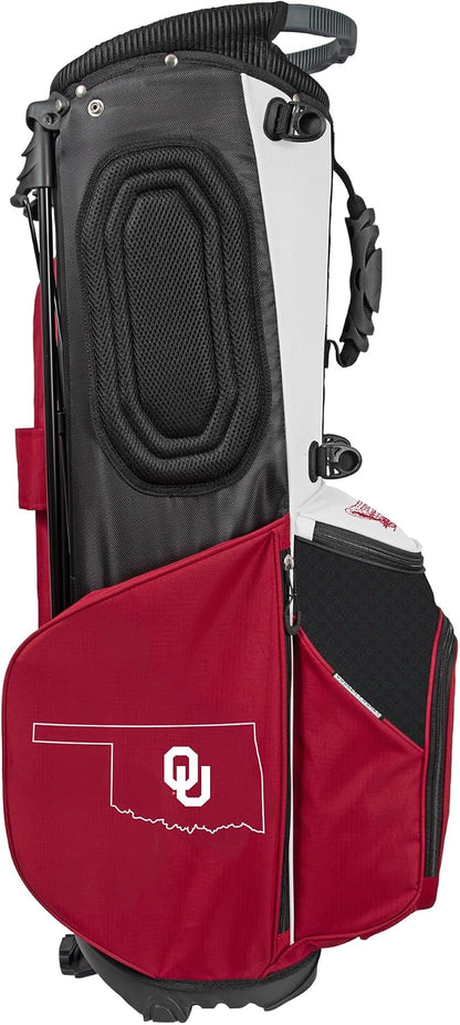 Oklahoma Back Nine Stand Bag NCAA |Team Effort - Team Effort