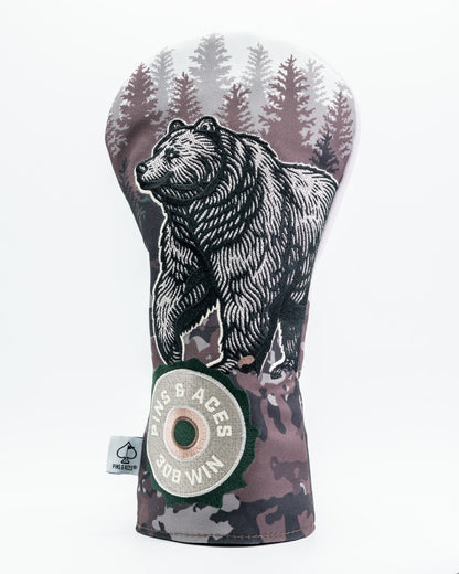 Open Season Bear - Driver Cover - Pins and Aces