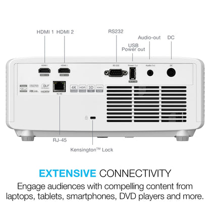 Optoma GT2100HDR Short Throw Full HD Home Laser Projector - Optoma