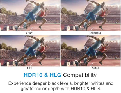 Optoma UHZ35 Projector - 4K UHD Laser Projector for Home Theater and Gaming - UHD35STx (Latest, Lamp, Short Throw) - 