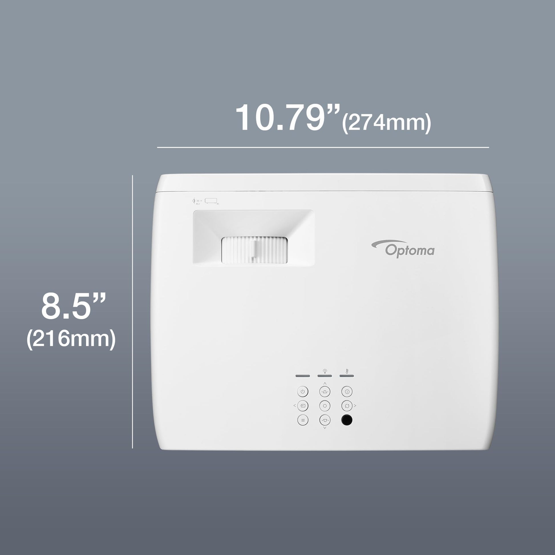 Optoma UHZ35 Projector - 4K UHD Laser Projector for Home Theater and Gaming - UHD35STx (Latest, Lamp, Short Throw) - 