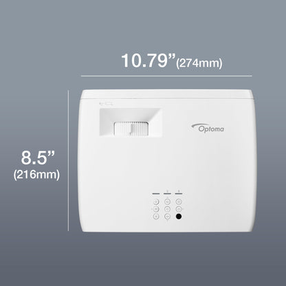 Optoma UHZ35 Projector - 4K UHD Laser Projector for Home Theater and Gaming - UHD35STx (Latest, Lamp, Short Throw) - 