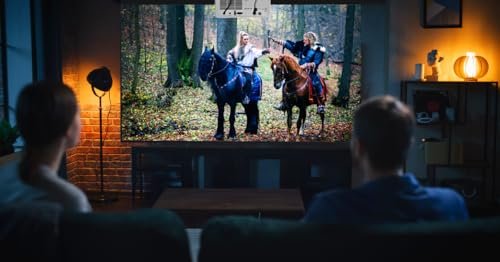 Optoma UHZ35 Projector - 4K UHD Laser Projector for Home Theater and Gaming - UHD38x (Latest, Lamp, Standard Throw) - 