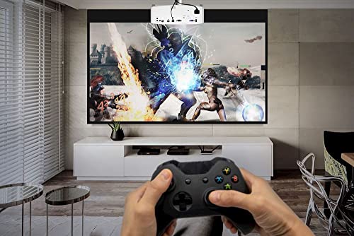 Optoma UHZ35 Projector - 4K UHD Laser Projector for Home Theater and Gaming - UHD38x (Latest, Lamp, Standard Throw) - 