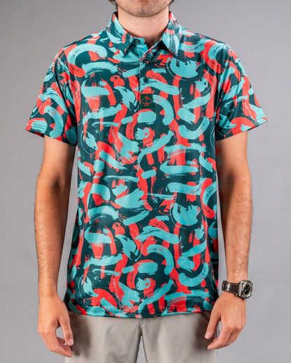 Paint Strokes Coral - Pins and Aces