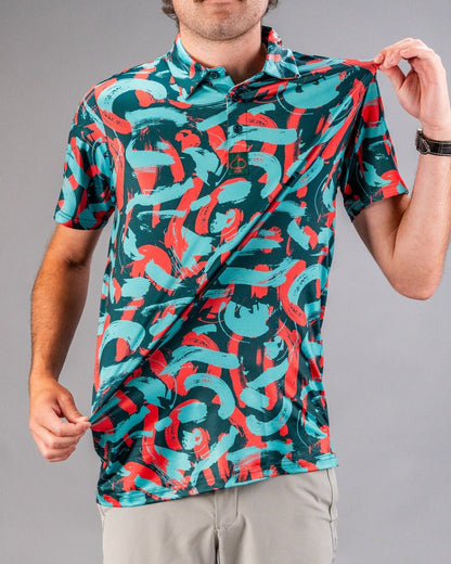 Paint Strokes Coral - Pins and Aces