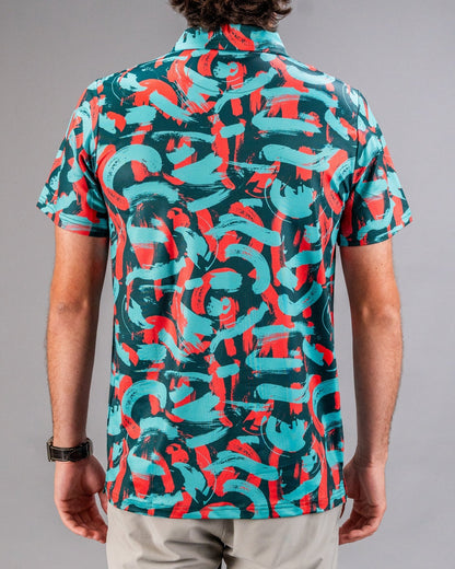 Paint Strokes Coral - Pins and Aces
