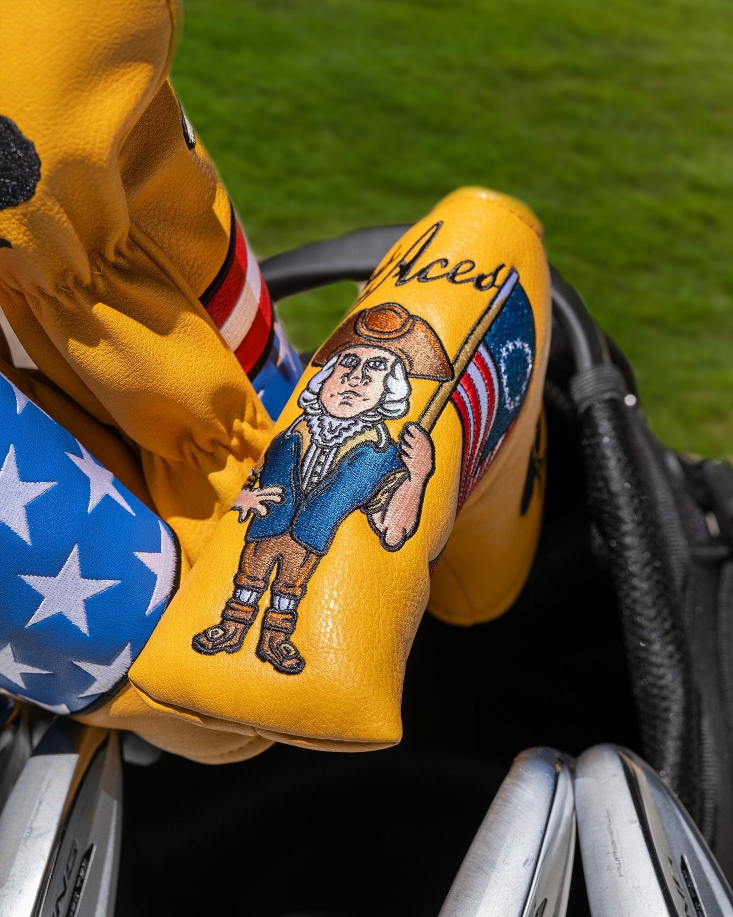Patriot Blade Putter Cover - Pins and Aces