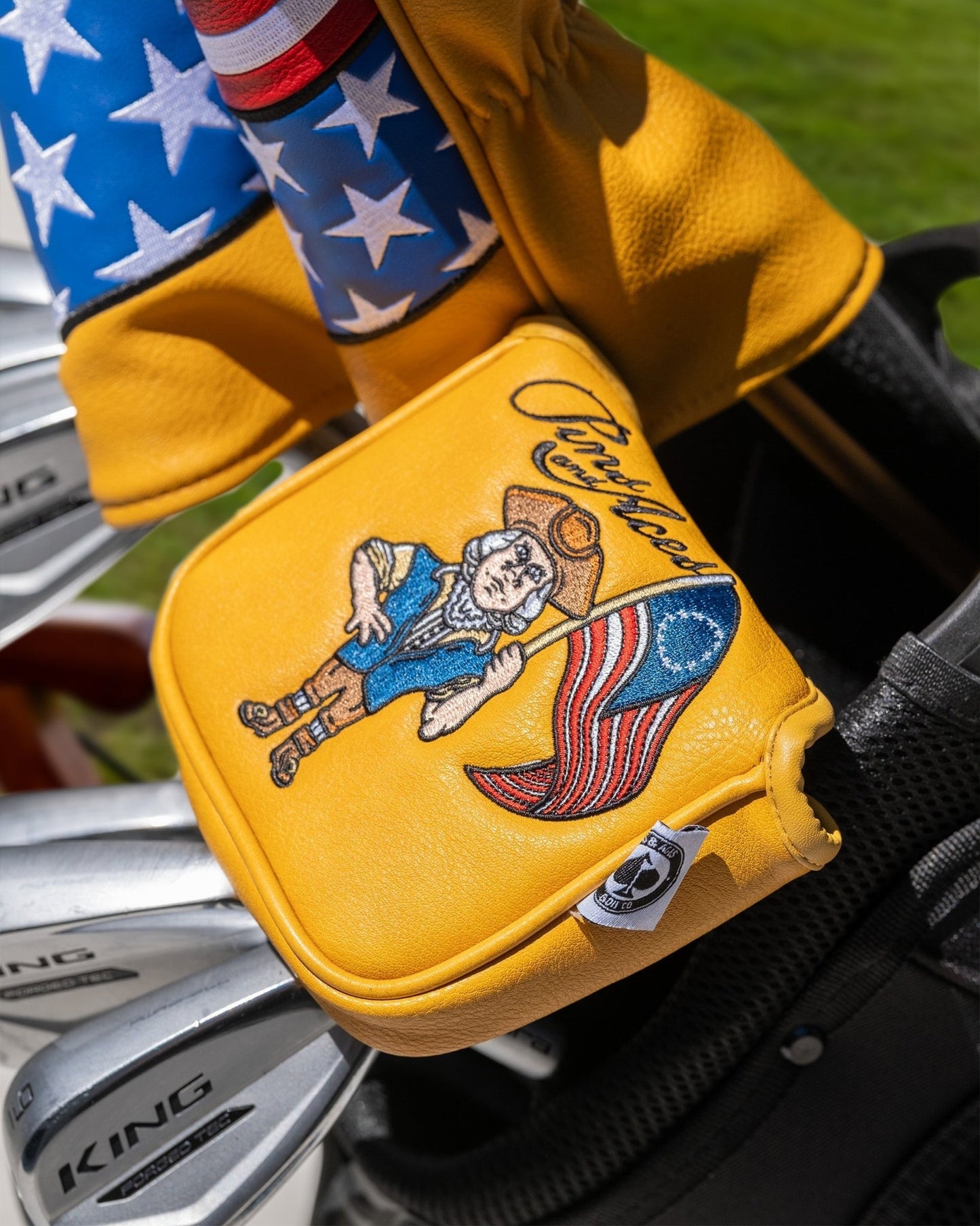 Patriot Mallet Cover - Pins and Aces