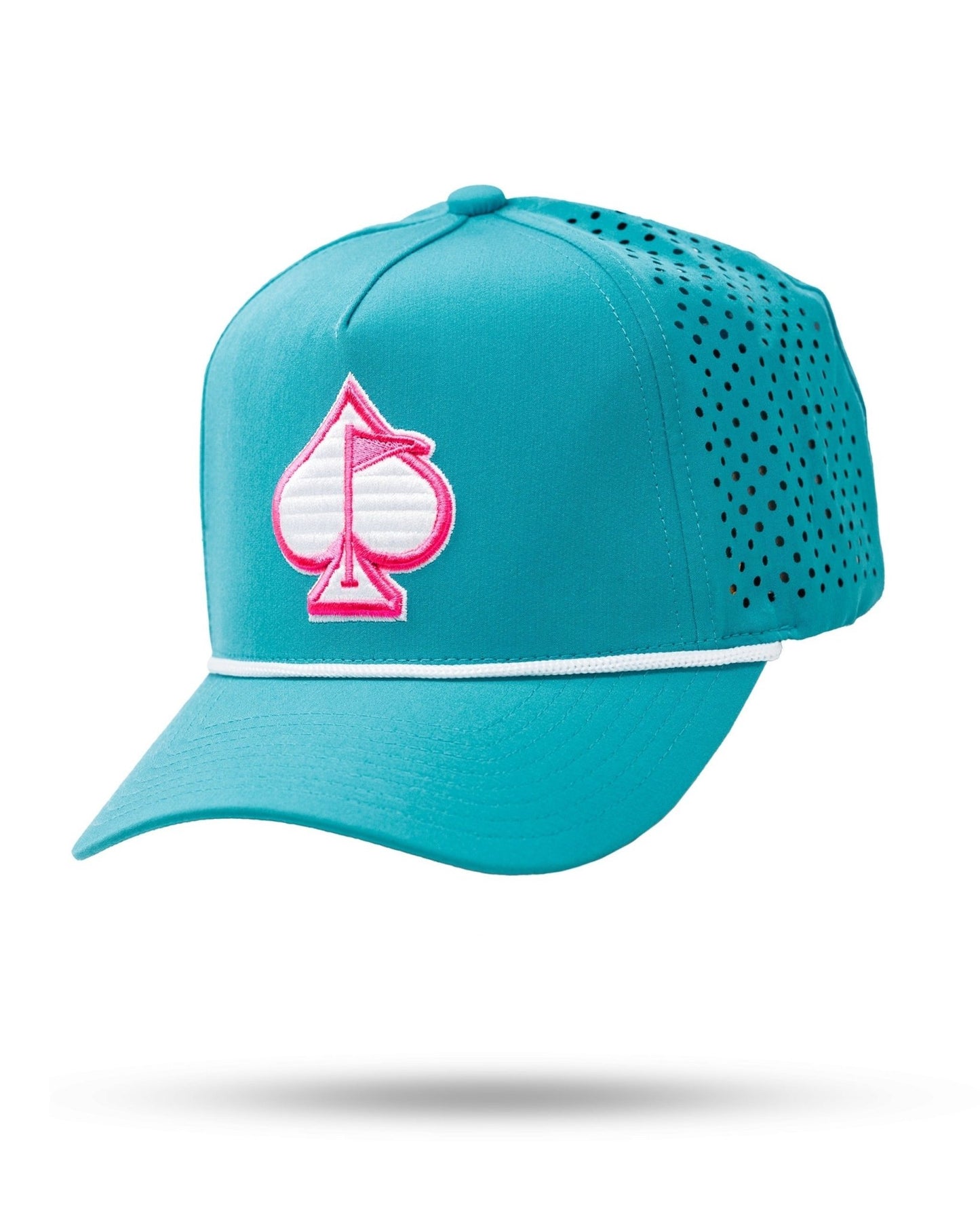 Perforated Rope Hat - Baby Blue - Pins and Aces