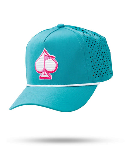 Perforated Rope Hat - Baby Blue - Pins and Aces
