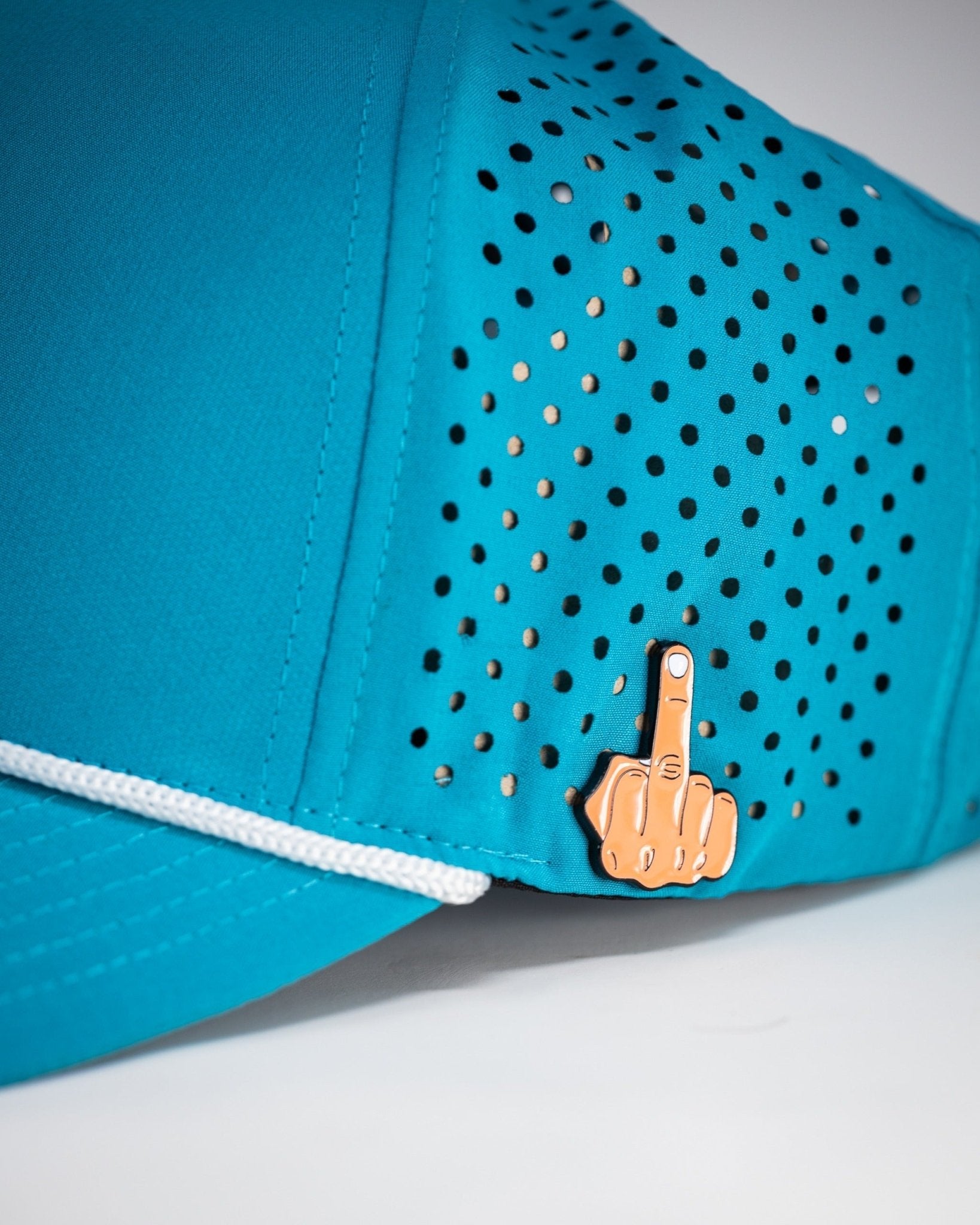 Perforated Rope Hat - Baby Blue - Pins and Aces