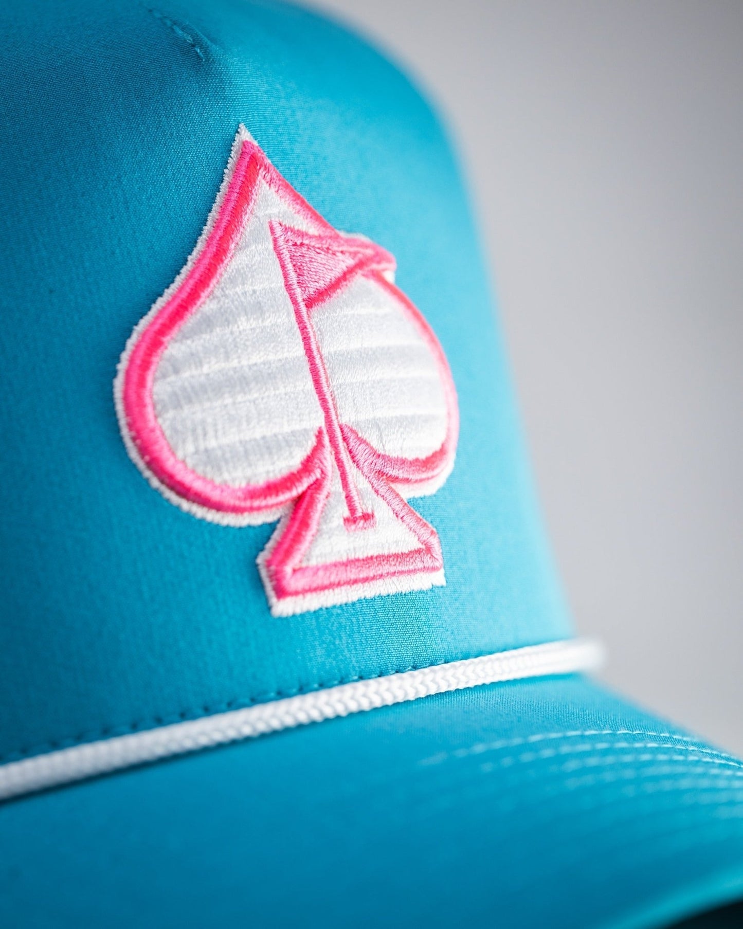 Perforated Rope Hat - Baby Blue - Pins and Aces