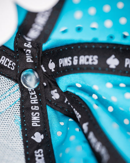 Perforated Rope Hat - Baby Blue - Pins and Aces