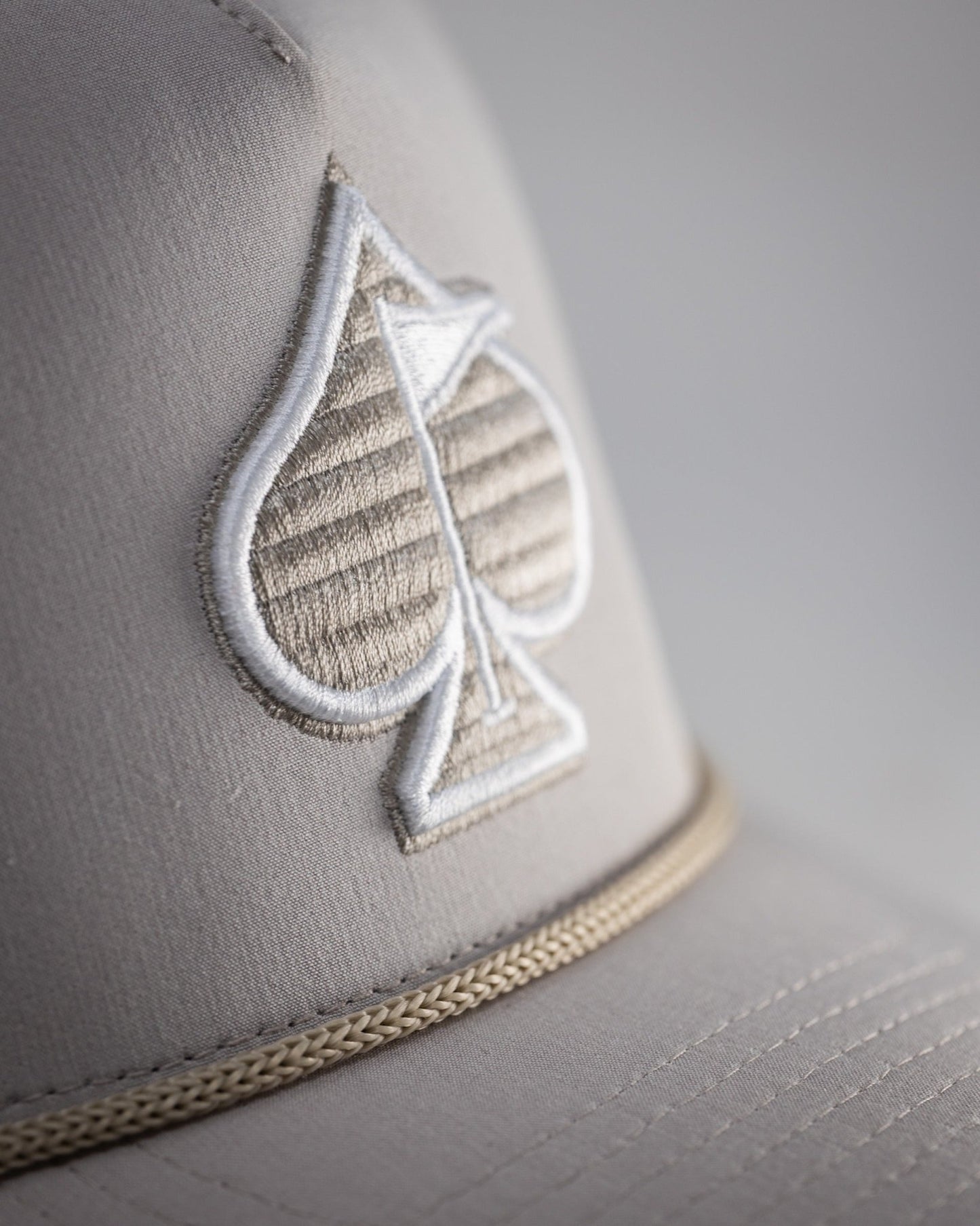 Perforated Rope Hat - Bone - Pins and Aces