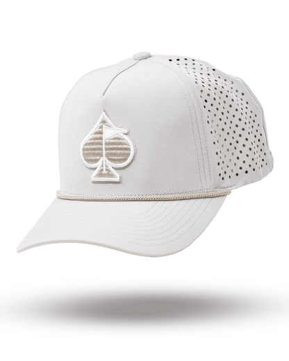 Perforated Rope Hat - Bone - Pins and Aces