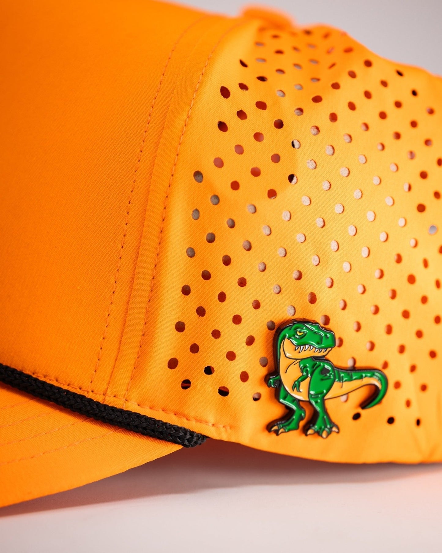 Perforated Rope Hat - Highlighter Orange - Pins and Aces