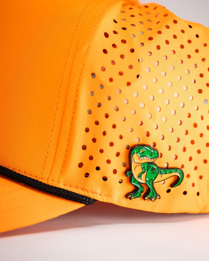 Perforated Rope Hat - Highlighter Orange - Pins and Aces