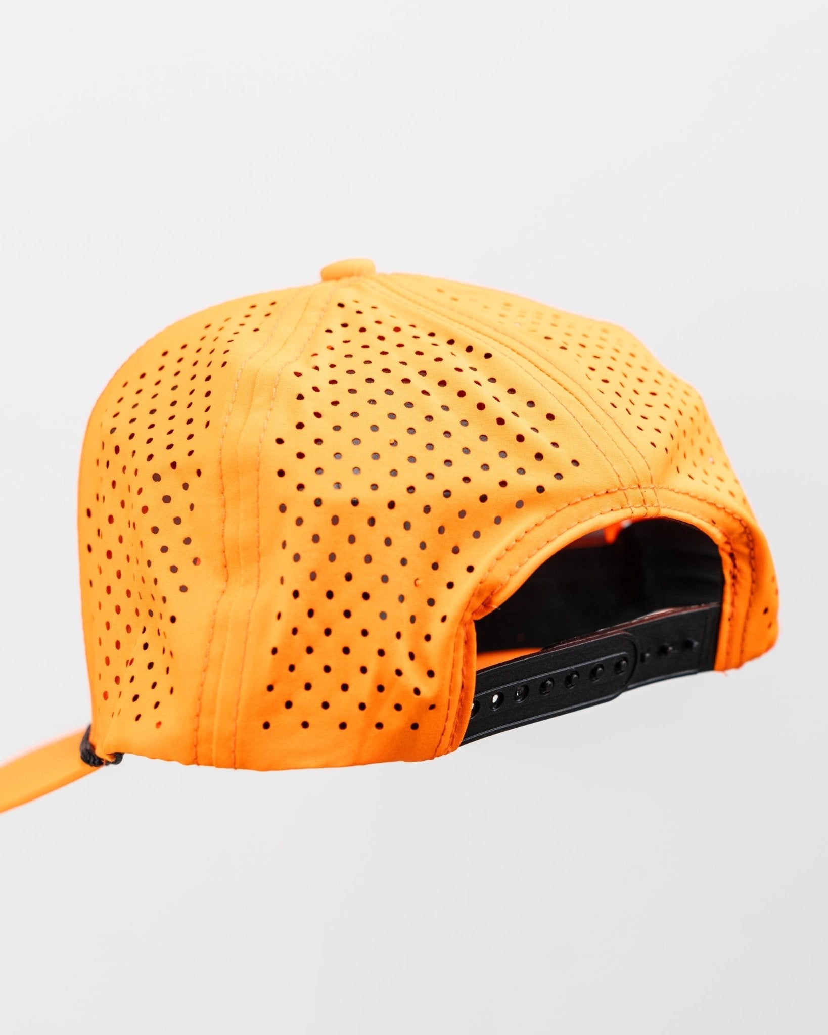 Perforated Rope Hat - Highlighter Orange - Pins and Aces
