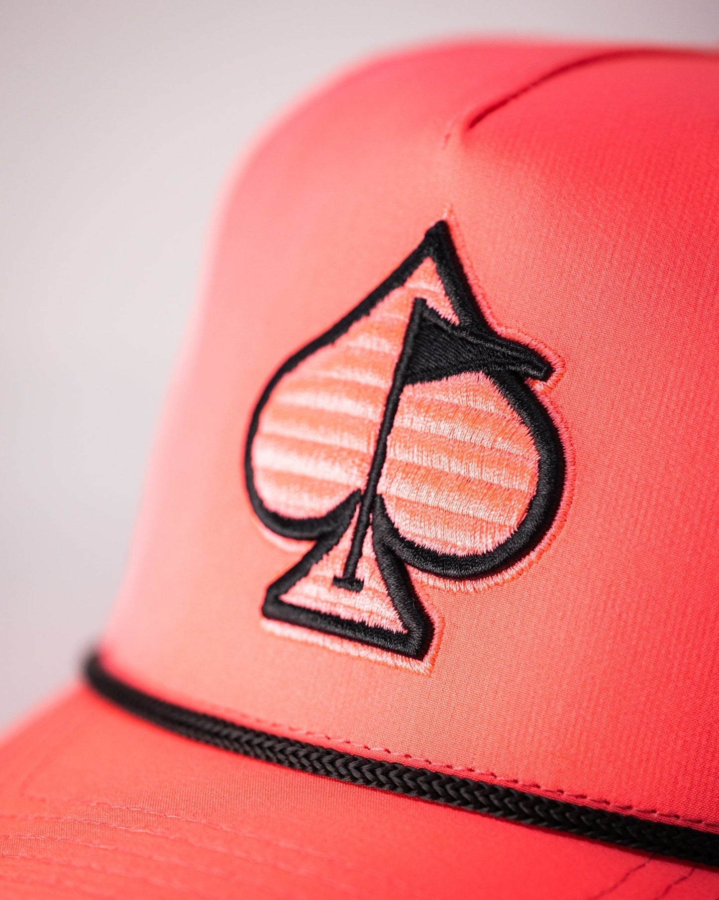 Perforated Rope Hat - Highlighter Pink - Pins and Aces