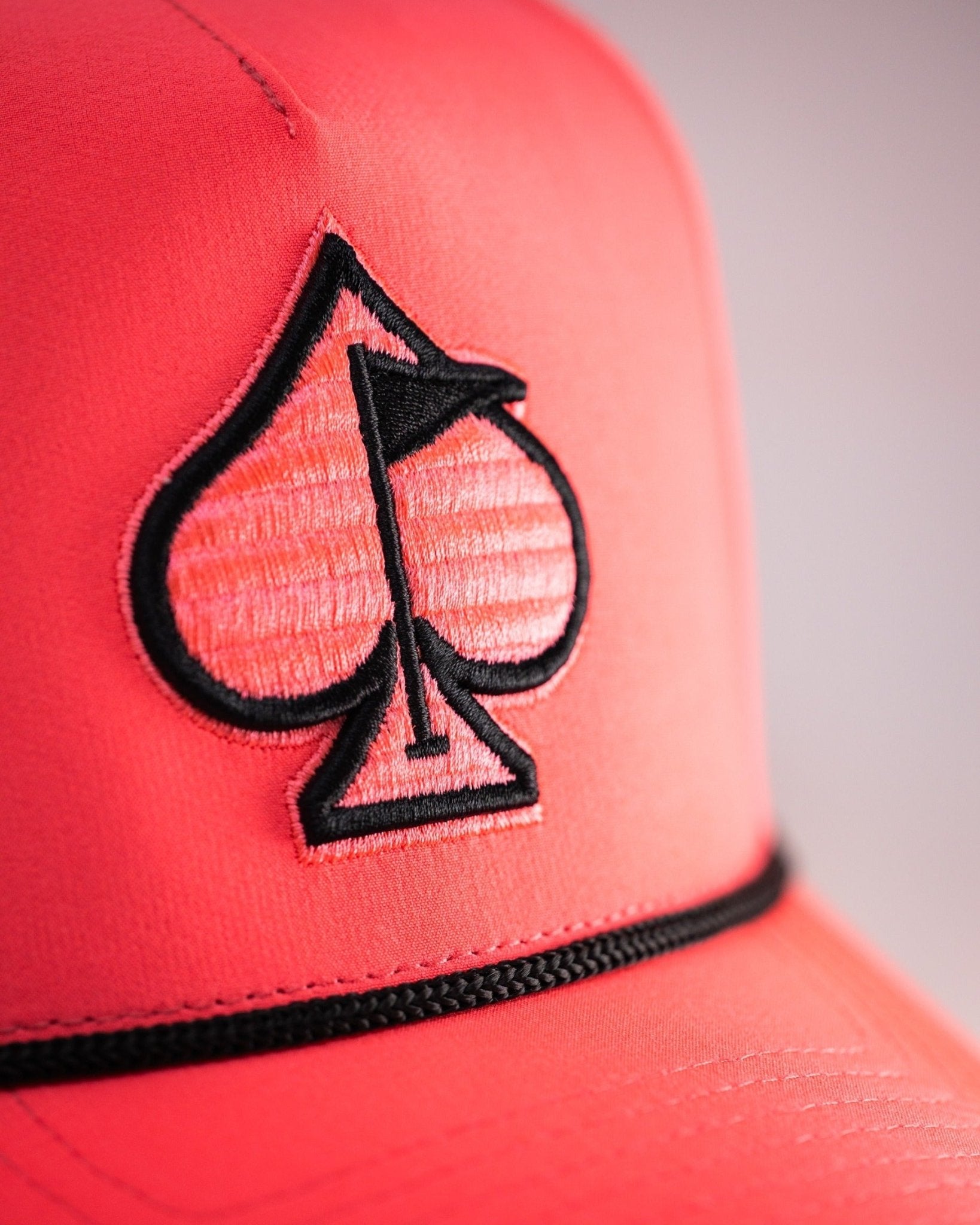 Perforated Rope Hat - Highlighter Pink - Pins and Aces