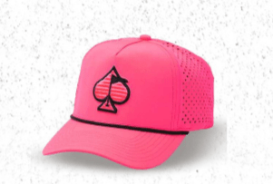 Perforated Rope Hat - Highlighter Pink - Pins and Aces