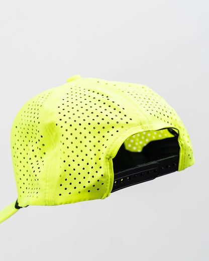 Perforated Rope Hat - Highlighter Yellow - Pins and Aces
