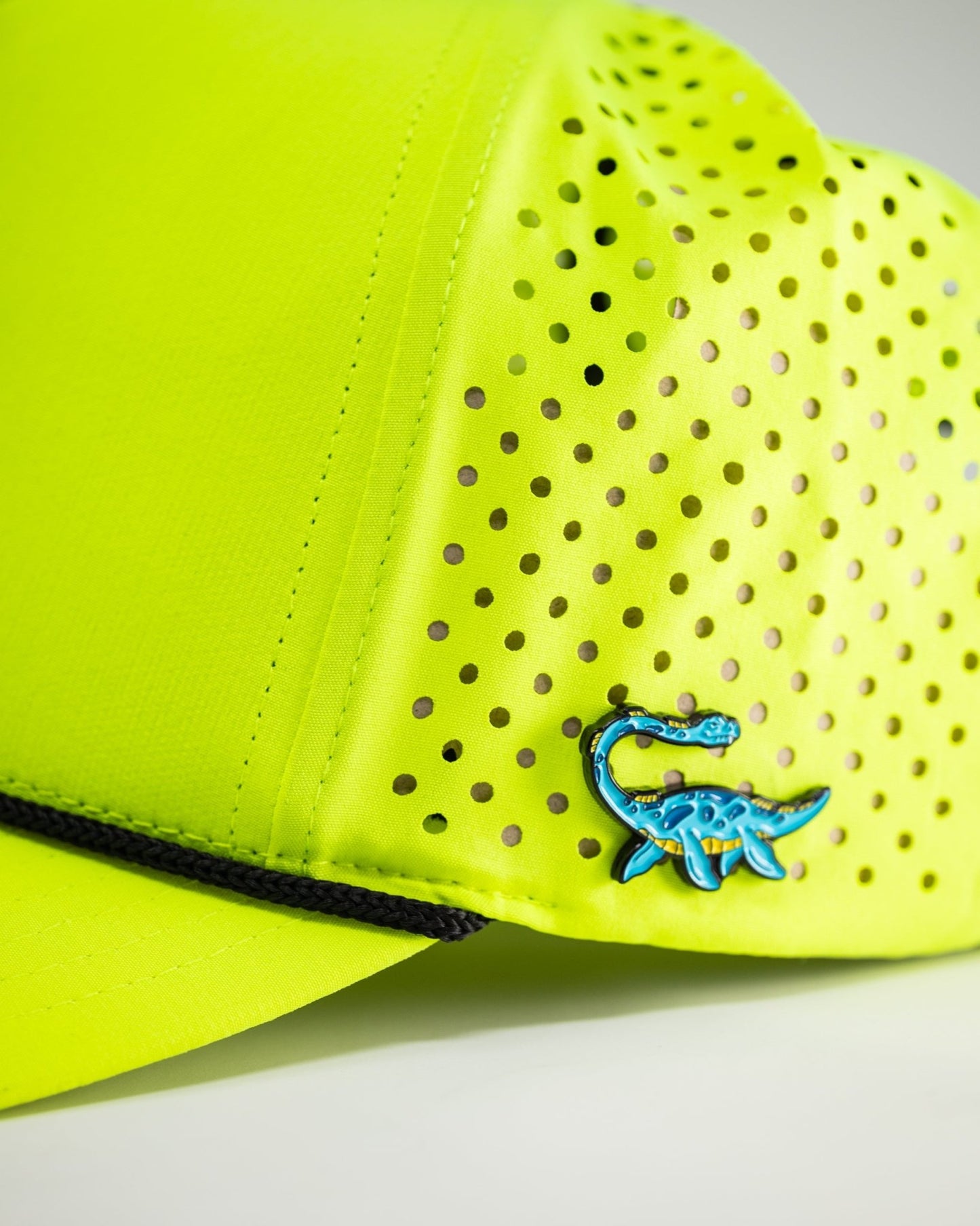 Perforated Rope Hat - Highlighter Yellow - Pins and Aces